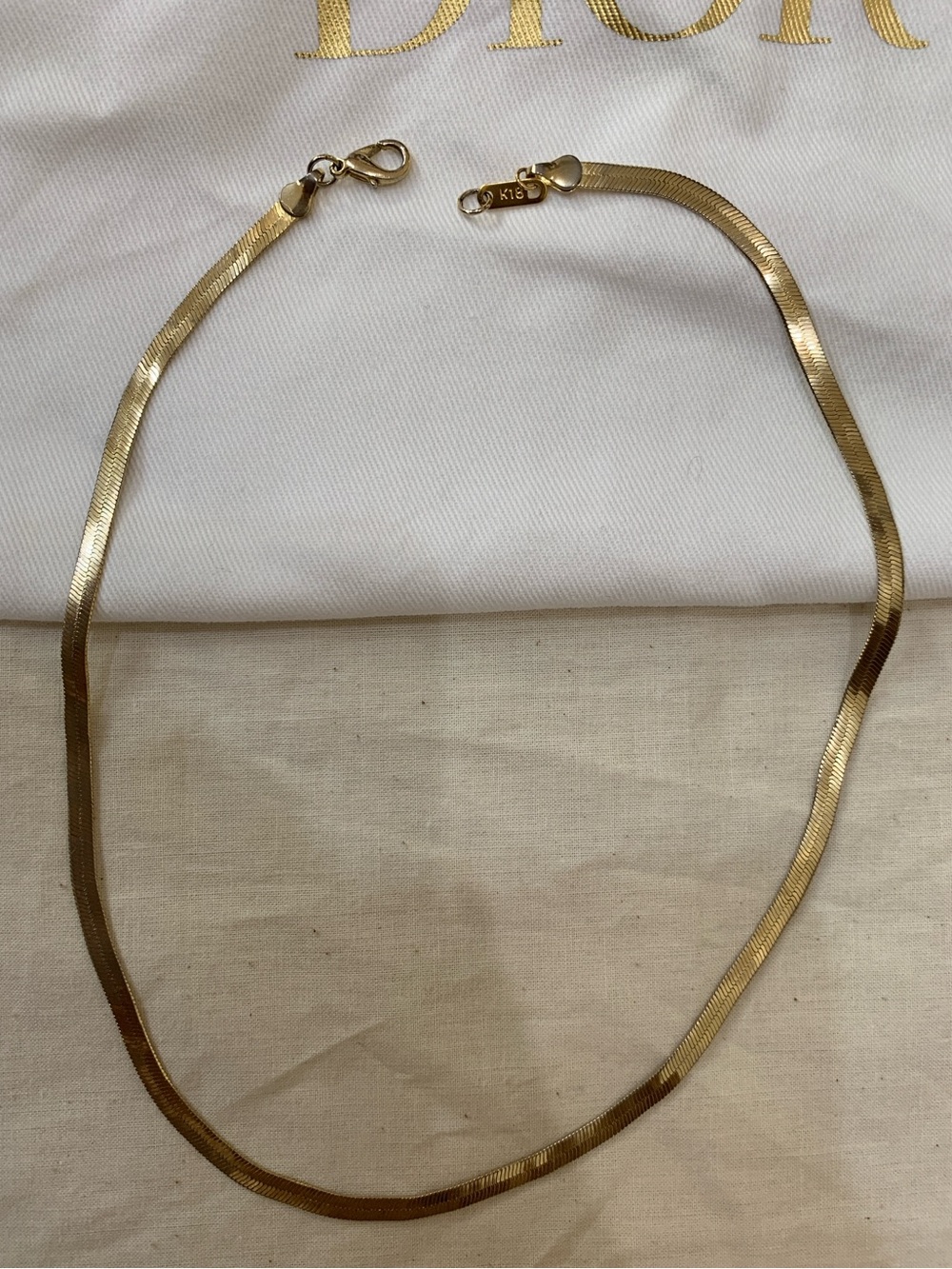 Brand new 18k gold filled necklace